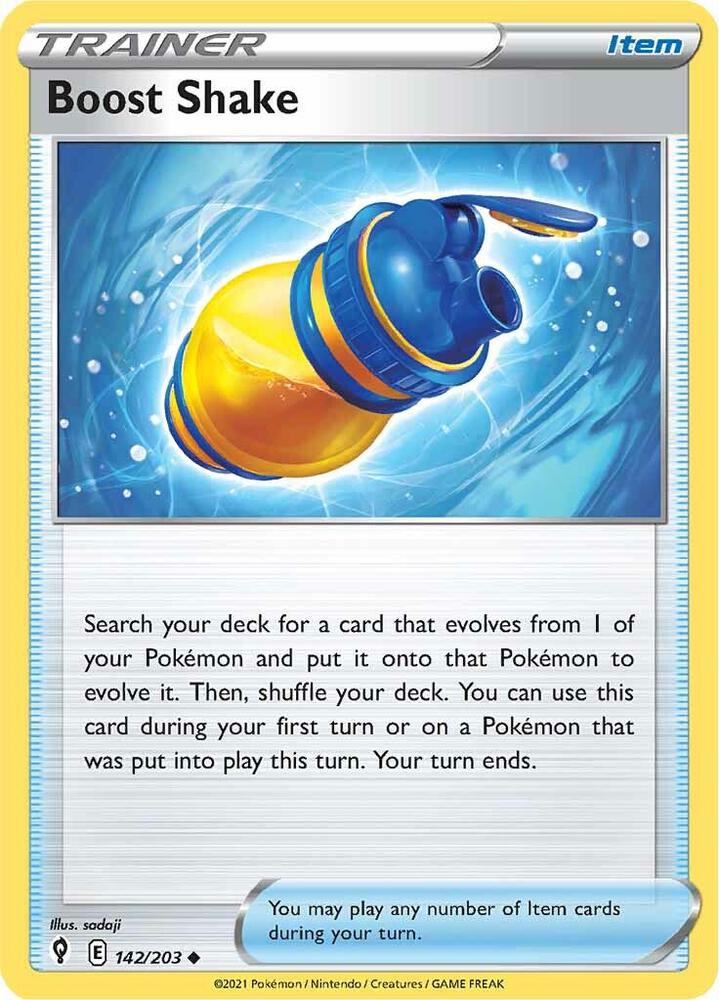 Pokemon Boost Shake 142/203 Evolving Skies