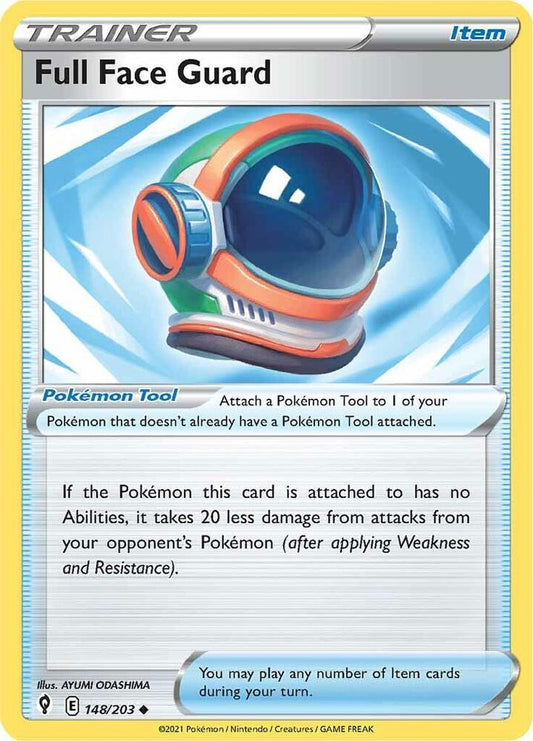 Pokemon Full Face Guard 148/203 Evolving Skies