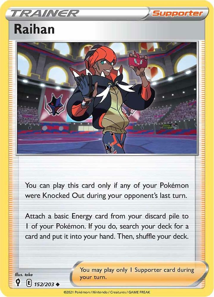 Pokemon Raihan 152/203 Evolving Skies