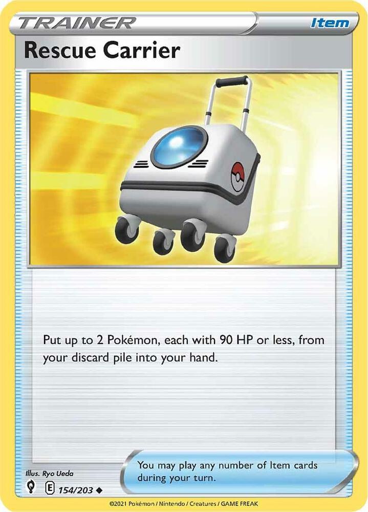 Pokemon Rescue Carrier 154/203 Evolving Skies