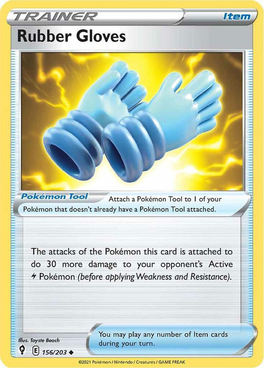 Pokemon Rubber Gloves 156/203 Evolving Skies