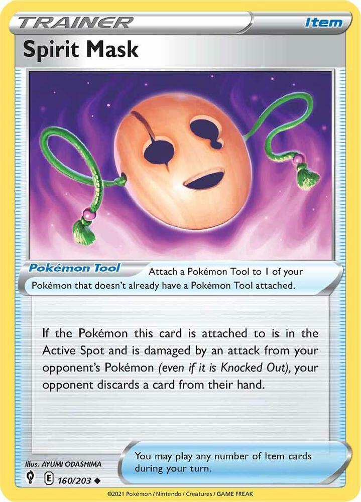 Pokemon Spirit Mask 160/203 Evolving Skies