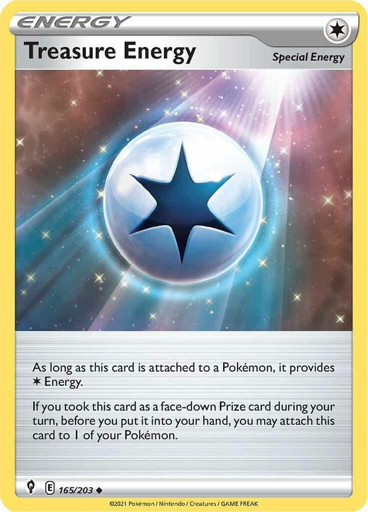 Pokemon Treasure Energy 165/203 Evolving Skies