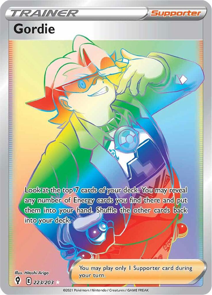 Pokemon Gordie 223/203 Evolving Skies