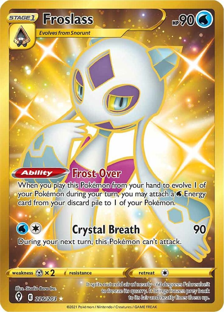Pokemon Froslass 226/203 Evolving Skies