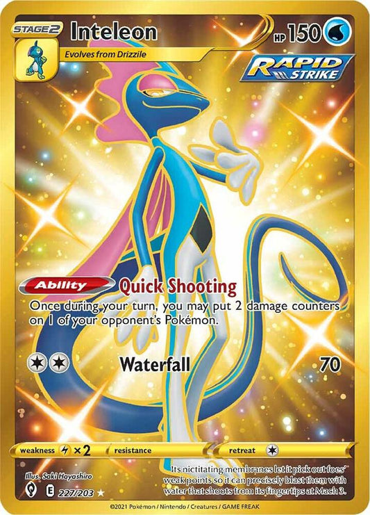 Pokemon Inteleon 227/203 Evolving Skies