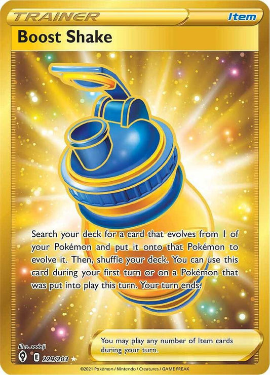 Pokemon Boost Shake 229/203 Evolving Skies