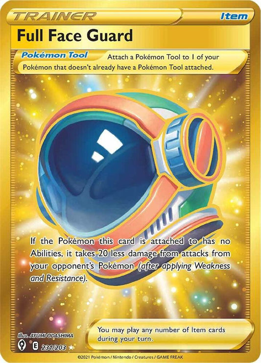 Pokemon Full Face Guard 231/203 Evolving Skies