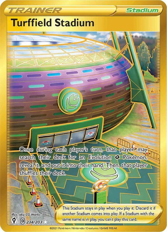 Pokemon Turffield Stadium 234/203 Evolving Skies