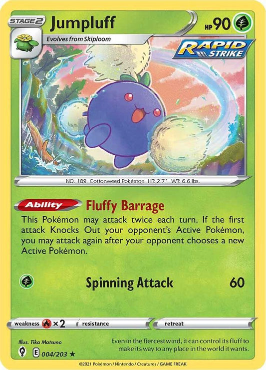 Pokemon Jumpluff 4/203 Evolving Skies