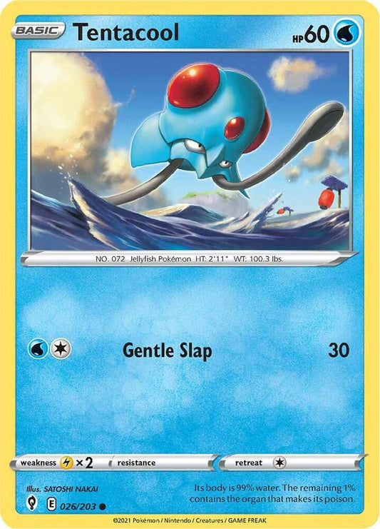 Pokemon Tentacool 26/203 Evolving Skies