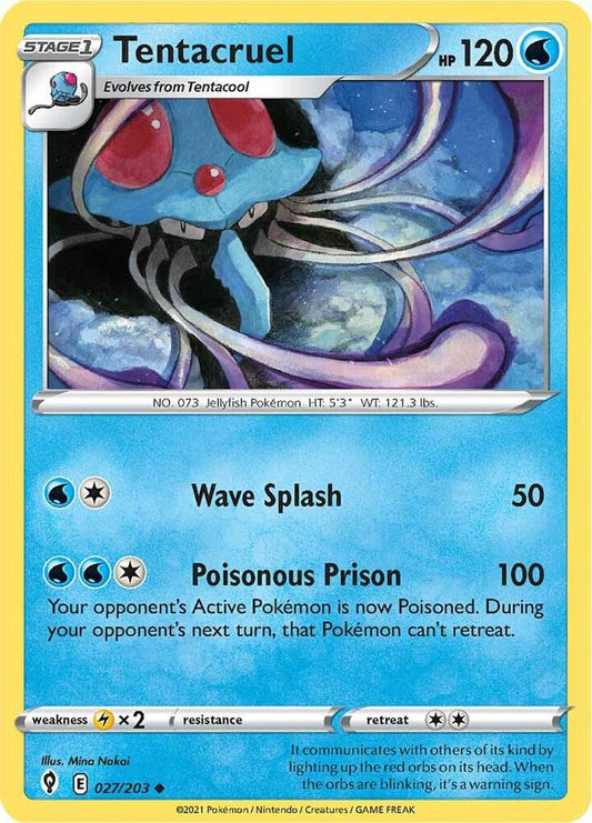 Pokemon Tentacruel 27/203 Evolving Skies