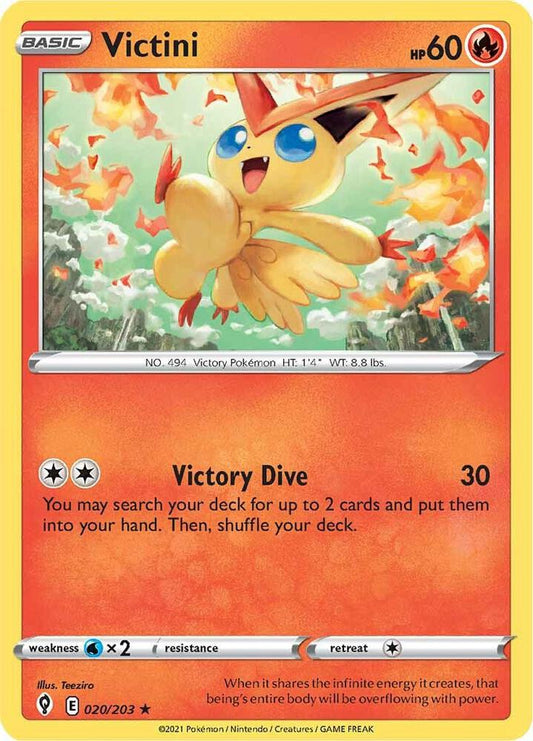 Pokemon Victini 20/203 Evolving Skies