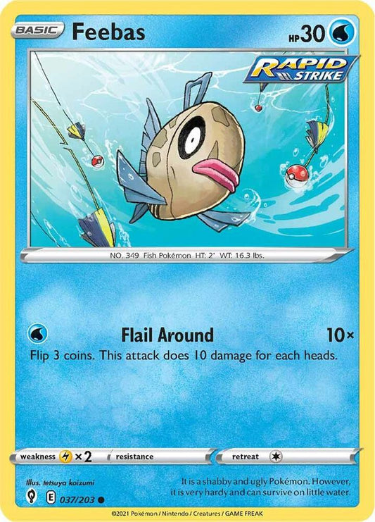 Pokemon Feebas 37/203 Evolving Skies