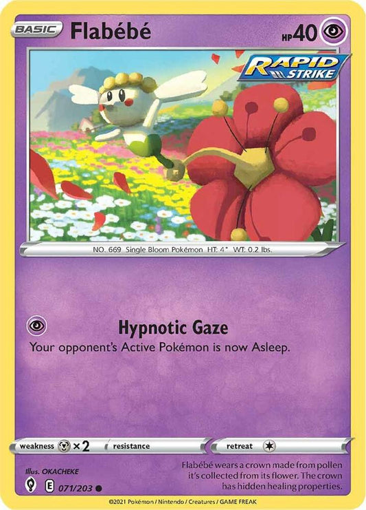 Pokemon Flabébé 71/203 Evolving Skies