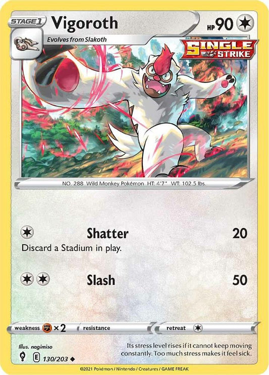 Pokemon Vigoroth 130/203 Evolving Skies