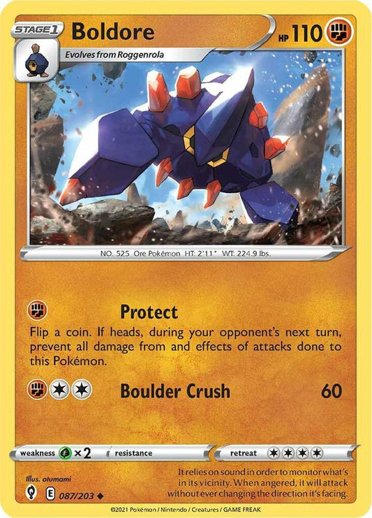 Pokemon Boldore 87/203 Evolving Skies