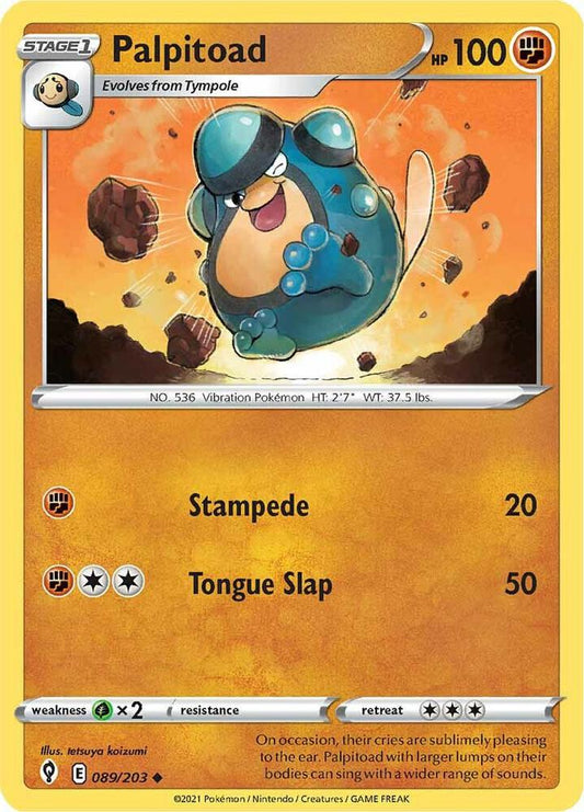 Pokemon Palpitoad 89/203 Evolving Skies