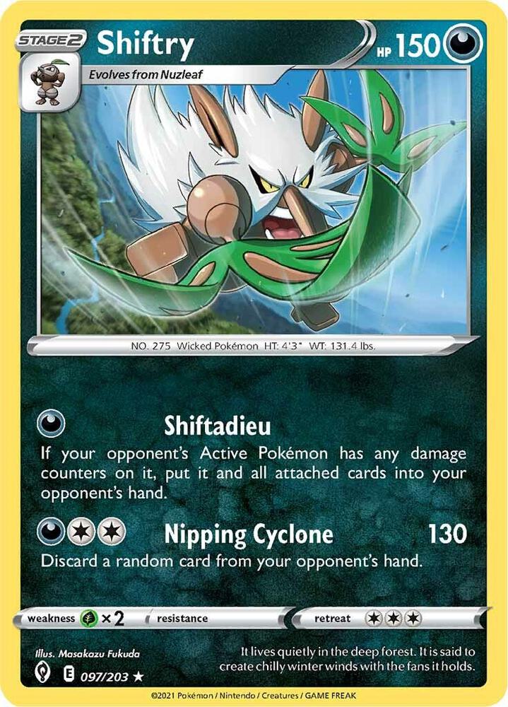 Pokemon Shiftry 97/203 Evolving Skies