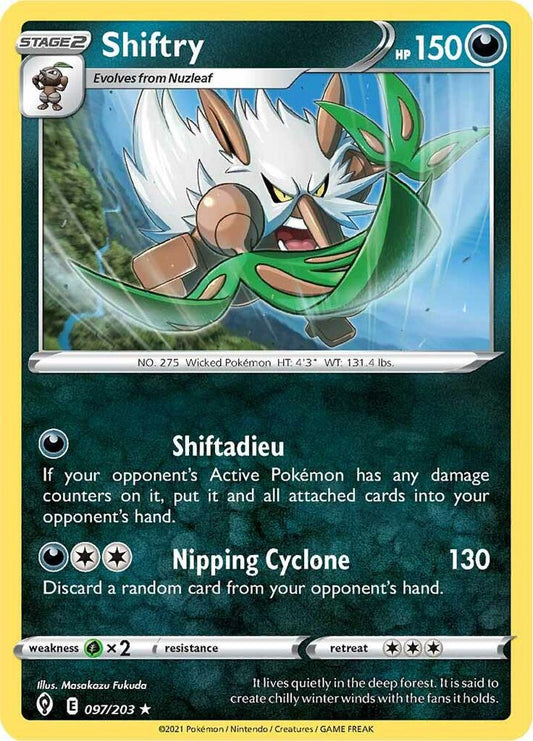 Pokemon Shiftry 97/203 Evolving Skies
