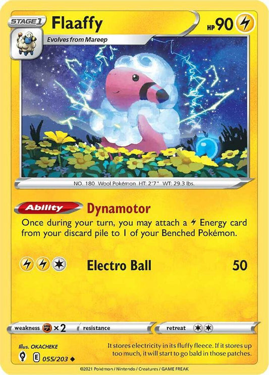 Pokemon Flaaffy 55/203 Evolving Skies