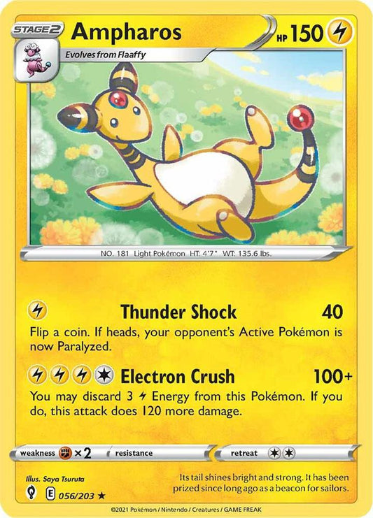 Pokemon Ampharos 56/203 Evolving Skies
