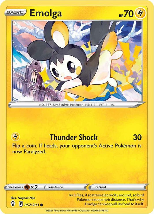 Pokemon Emolga 57/203 Evolving Skies