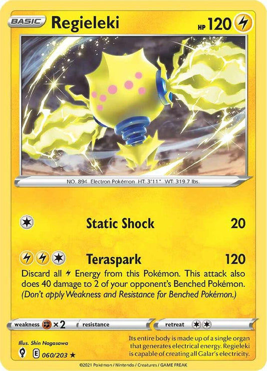 Pokemon Regieleki 60/203 Evolving Skies