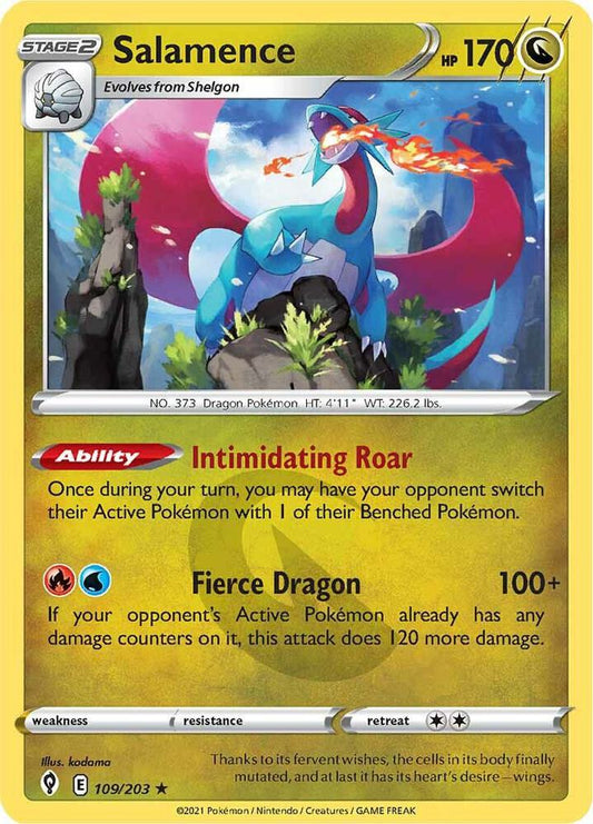 Pokemon Salamence 109/203 Evolving Skies