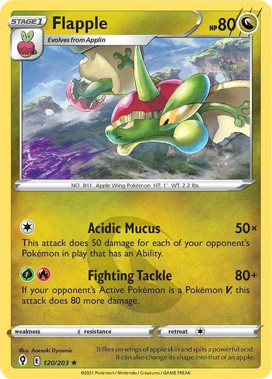 Pokemon Flapple 120/203 Evolving Skies