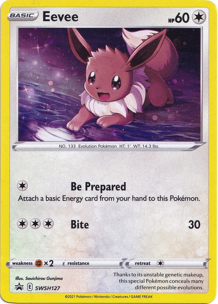 Pokemon Eevee SWSH127 SWSH Black Star Promos