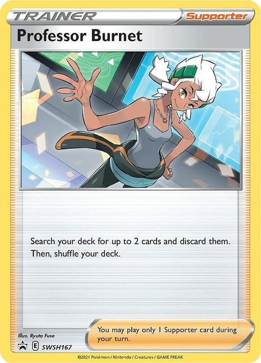 Pokemon Professor Burnet SWSH167 SWSH Black Star Promos