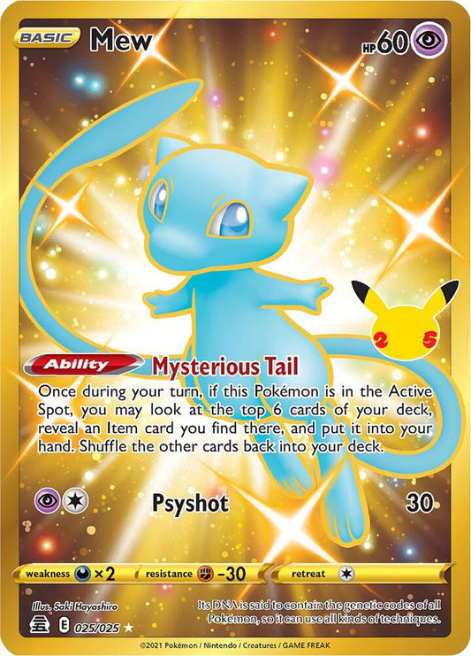 Pokemon Mew 25/25 Celebrations