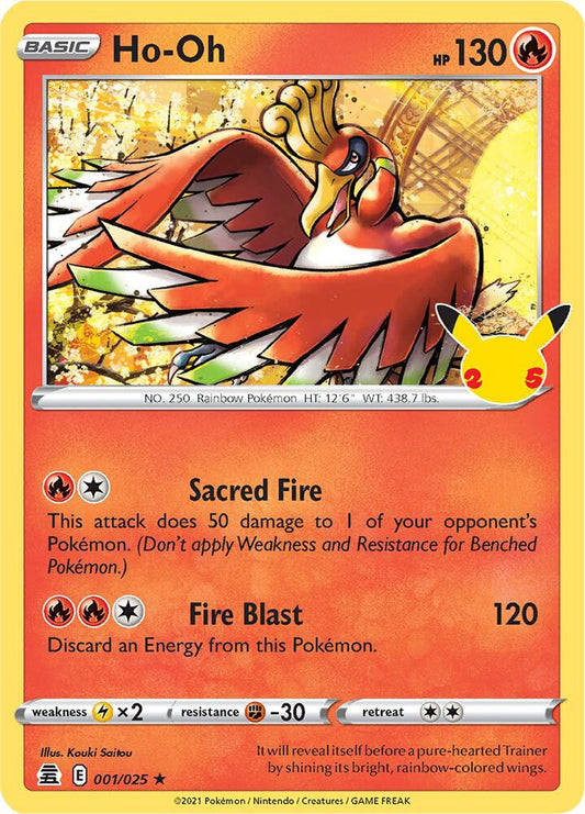 Pokemon Ho-Oh 1/25 Celebrations
