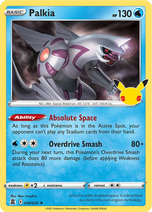 Pokemon Palkia 4/25 Celebrations
