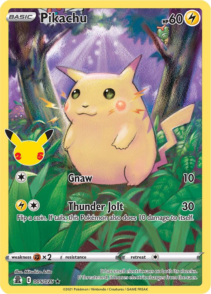 Pokemon Pikachu 5/25 Celebrations