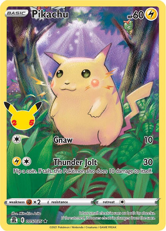 Pokemon Pikachu 5/25 Celebrations