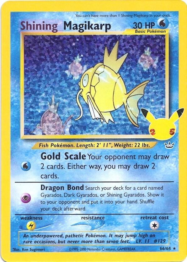 Pokemon Shining Magikarp 66/64 Celebrations
