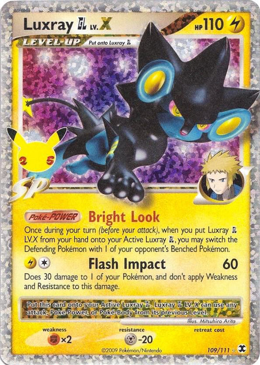 Pokemon Luxray GL LV.X 109/111 Celebrations