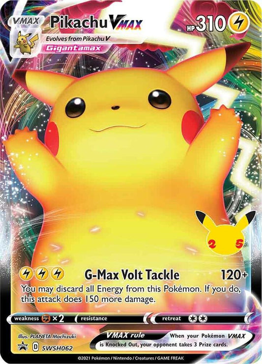 Pokemon Pikachu VMAX SWSH062 SWSH Black Star Promos