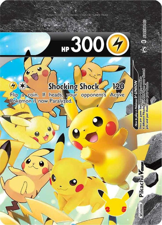Pokemon Pikachu V-UNION SWSH140 SWSH Black Star Promos