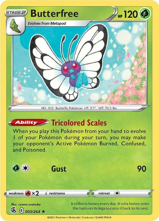 Pokemon Butterfree 3/264 Fusion Strike