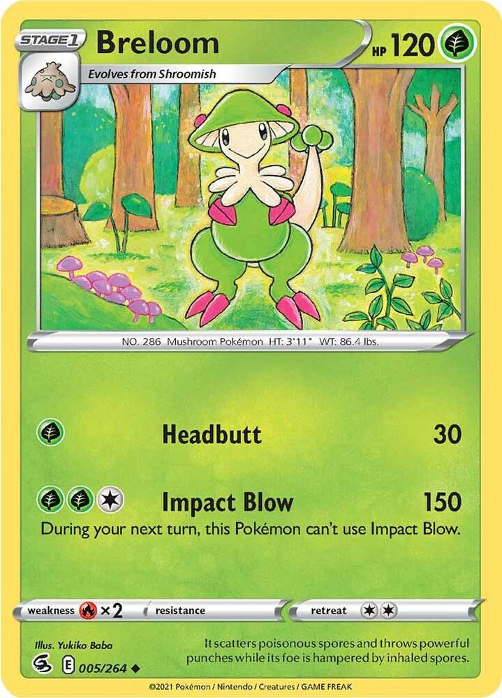 Pokemon Breloom 5/264 Fusion Strike