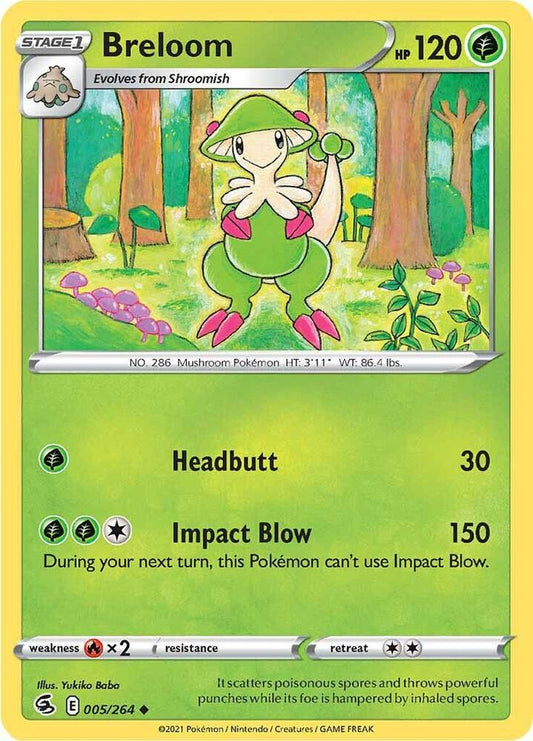 Pokemon Breloom 5/264 Fusion Strike