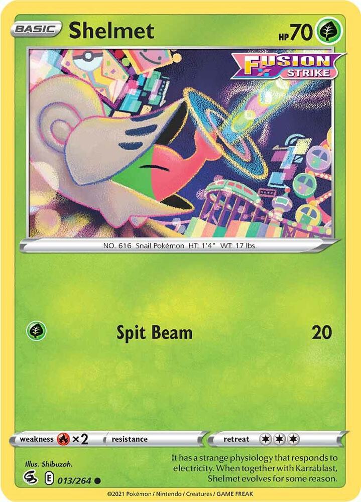 Pokemon Shelmet 13/264 Fusion Strike
