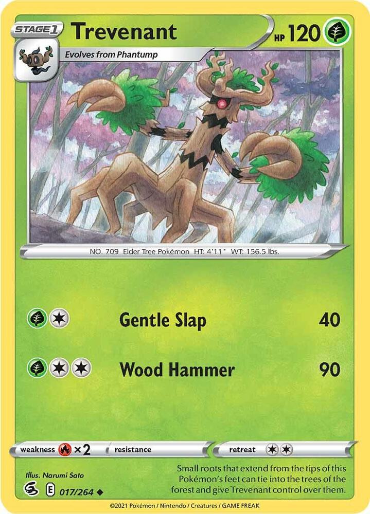 Pokemon Trevenant 17/264 Fusion Strike