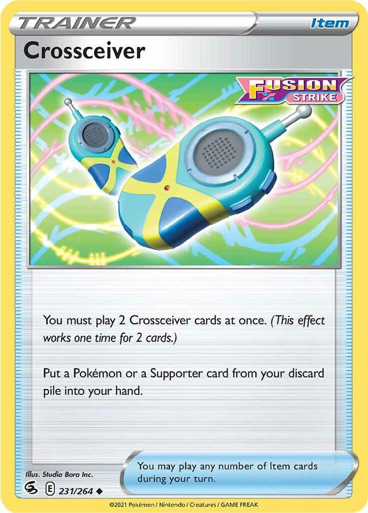 Pokemon Crossceiver 231/264 Fusion Strike