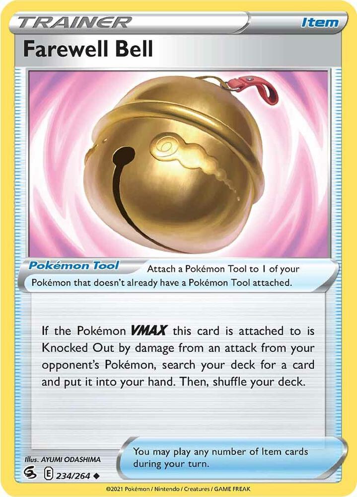 Pokemon Farewell Bell 234/264 Fusion Strike