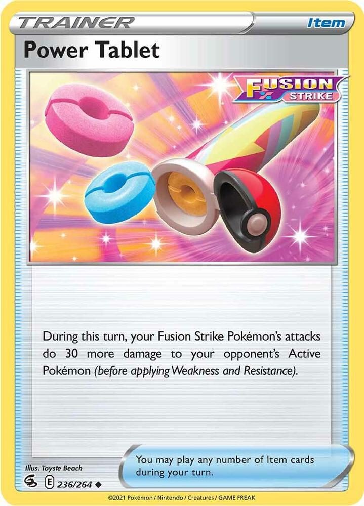 Pokemon Power Tablet 236/264 Fusion Strike