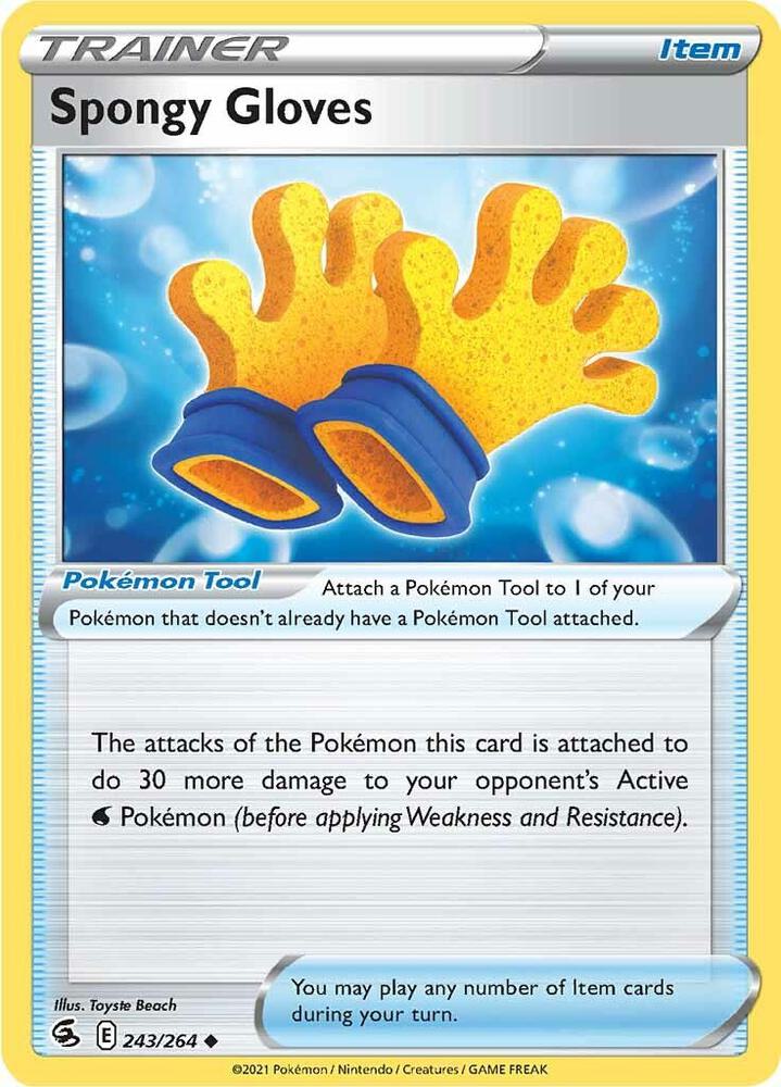 Pokemon Spongy Gloves 243/264 Fusion Strike